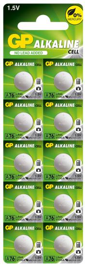 GP GPA76-2C10 LR44 Alkalin Düğme Pil 10’lu Paket 