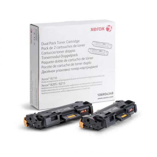 XEROX 106R04349 B210 B205 B215 Dual Pack Toner 6000 Sayfa