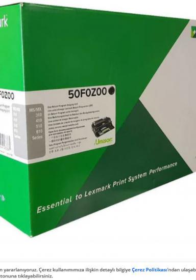 Lexmark 50F0Z00 (500Z) 60.000 Sayfa Drum MS310-312-317-410-415-417-510-610 MX317-410-510-511-611