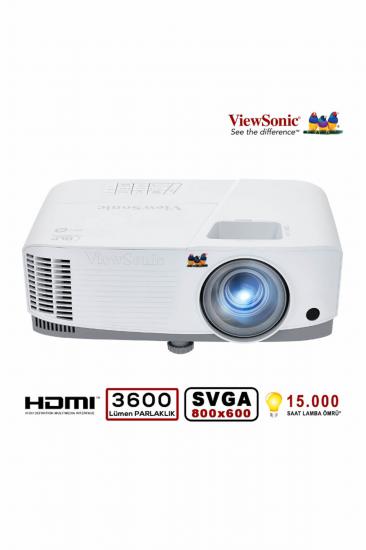 Viewsonic PA700S DLP SVGA(800x600) 4500AL 2xHDMI 1xVGA 12.500:1 3W Hoparlör Projeksiyon