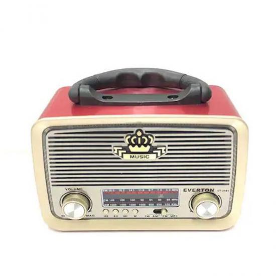 Everton RT-301 Bluetooth-USB-SD-FM Şarjlı  Nostaljik Radyo