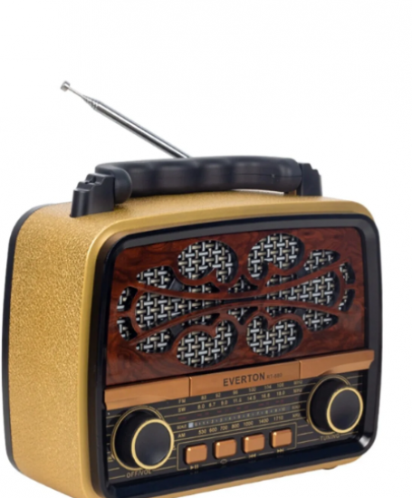 Everton Rt-553  Bluetooth Fm-Usb-Tf-Aux Şarjlı Nostaljik Radyo