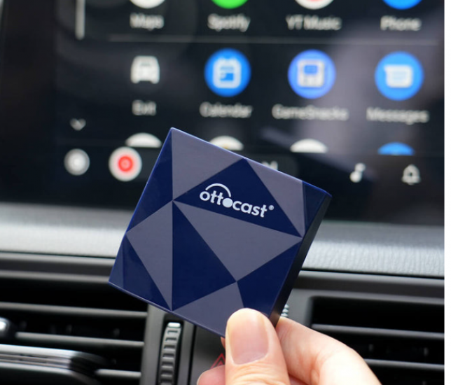 Ottocast OT-A2Air A2 Air Wireless Android Auto Kablosuz Araç Interface Bluetooth, Wi-Fi