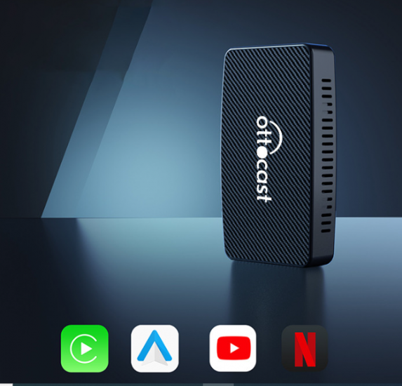 Ottocast OT-CA400 Play2Video Apple CarPlay,Android Auto,Netflix,Youtube All in One Kablosuz