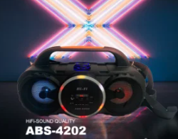 Portable ABS4202 Şarjlı Kumandalı Fm-Sd-usb Bluetooth RGB Spekaer