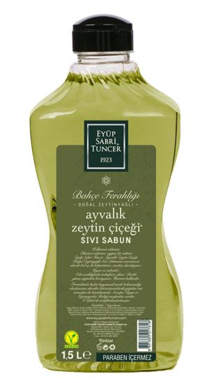 Eyüp Sabri Tuncer 1,5lt Ayvalık Zeytin Çiçeği  Sıvı Sabun Doğal Zeytinyağlı