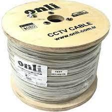 Onli 2+1 1x0,50 mini Coax 2x0,50mm 500 metre CCTV Kamera Kablosu