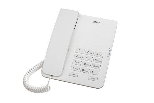 Karel Tm140 Beyaz Analog Masa Üstü Kablolu Telefon