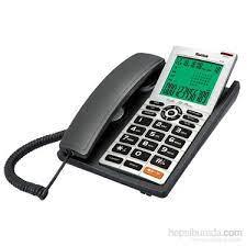 Multitek MC 140 Siyah Ekranlı Arayan Numara Gösteren Handsfree Masa Üstü Telefon
