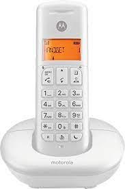 Motorola E201 Beyaz HF Handsfree Telsiz Dect Telefon