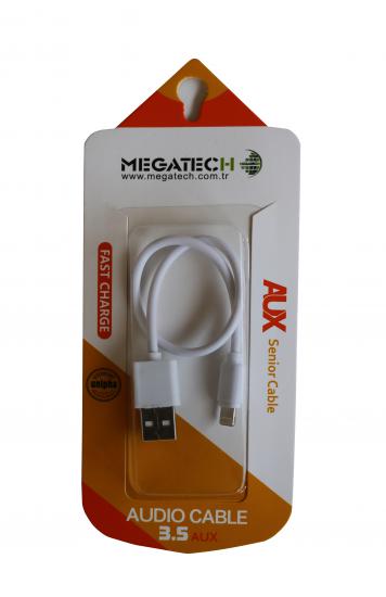 Megatech Powerbank Data Kablosu Iphone (kısa) 0,25cm