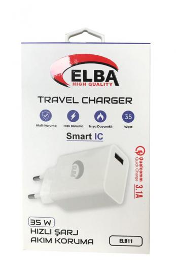 Elba ELB11 Elb-35w USB 35w Hızlı Şarj Akım Koruma EV Şarj Kafa