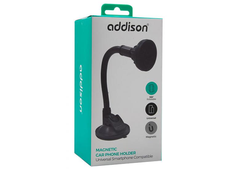 Addison ADS-130 Universal Ayarlanabilir Siyah Mıknatıslı Telefon Tutucu