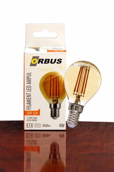 Orbus ORB-GC45 Mum 4W E27 Şeffaf Dekoratif Led Filament Ampul