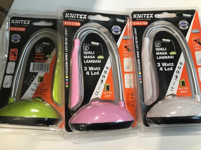 Knitex KTX-2769 Fonksiyonlu led Kitap Okuma Lambası