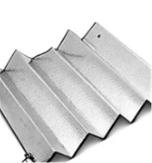 Asonic AS-A24 Gümüş Köpüklü Alüminyum Katlanabilir Araç Ön Cam Güneşlik