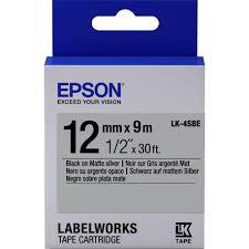 Epson LK-5TBN Clear Siyah Üzeri Beyaz 18MM 9Metre Etiket