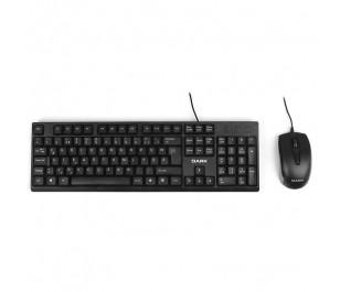 Dark Türkçe F Kablolu Ofis Klavye & Mouse Set