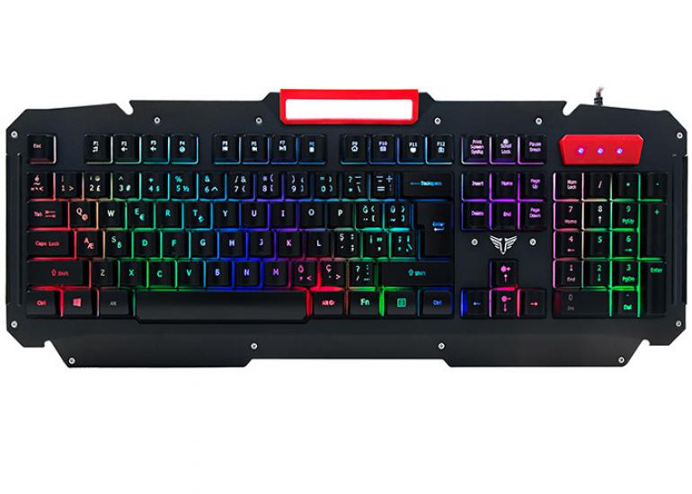 Everest KB-R800 METAFOR USB Gökkuşağı Aydınlatmalı Q Metal Yüzey Gaming Oyuncu Klavyesi