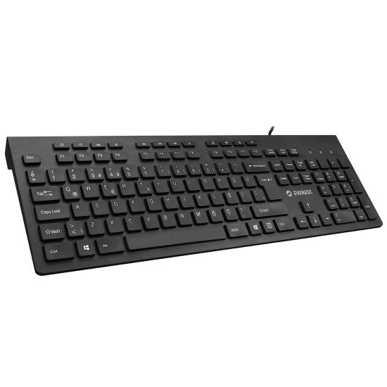 Everest DLK-180 Siyah USB Q Multimedia Klavye