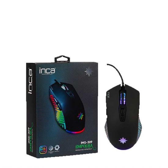 INCA IMG-309 Empousa RGB Macro Keys Professional Gaming Mouse