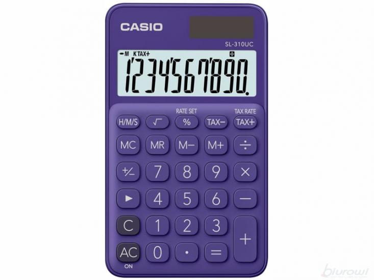 Casio SL-310UC-PL Cep Tipi 10 Hane Mor Hesap Makinesi