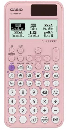 Casio FX-991CW-W-DT ClassWiz Pembe Bilimsel Fonksiyonlu Hesap Makinesi