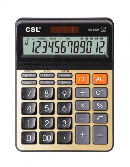 CSL CS-3809 12 Hane Masa Tipi Hesap Makinesi